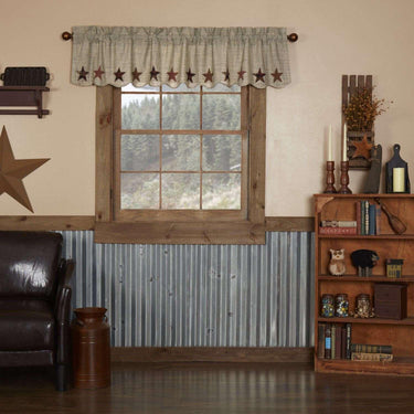 Abilene Star Valance Curtain 16x72 - The Fox Decor
